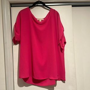 Hot pink Michael kors stop with knot arm ties